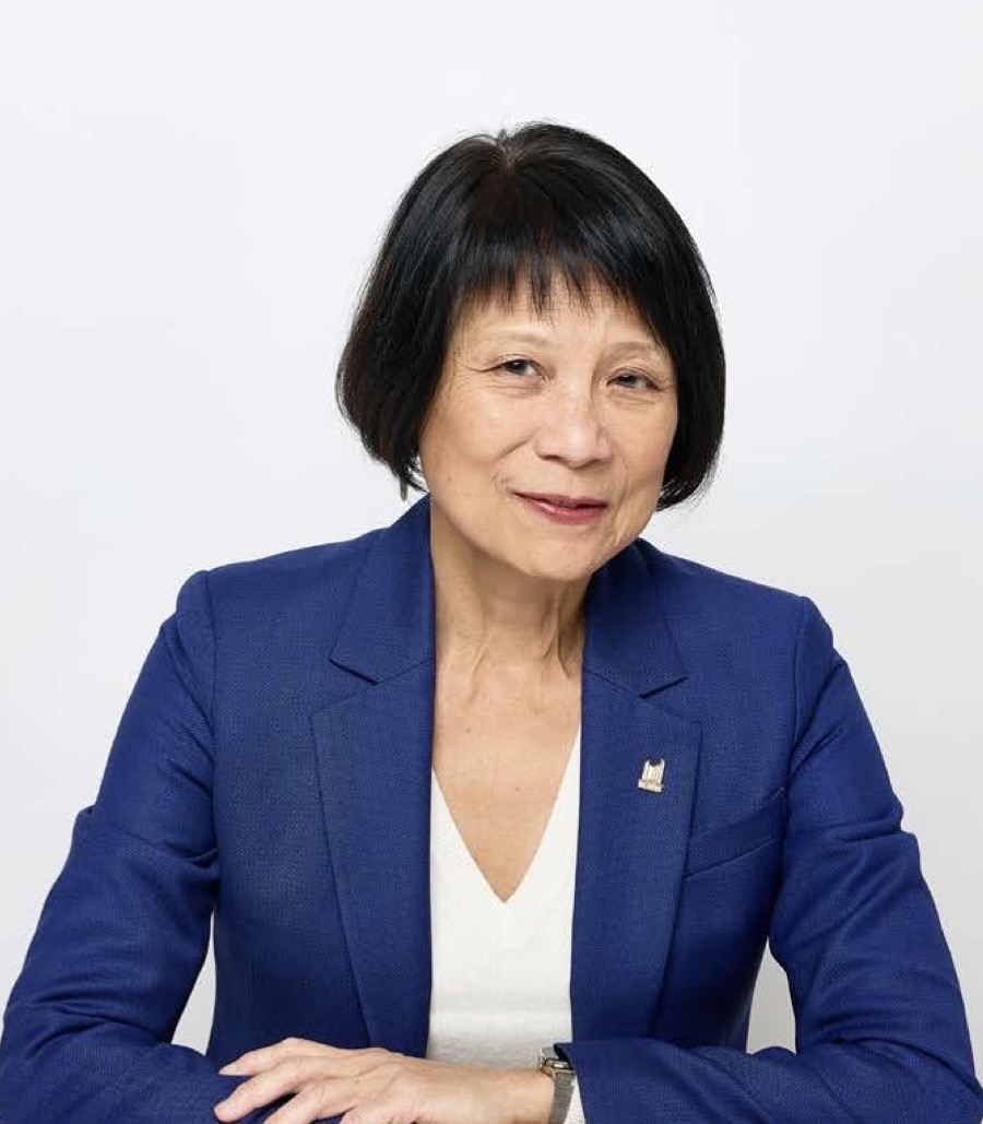Toronto Mayor Olivia Chow in a blue blazer